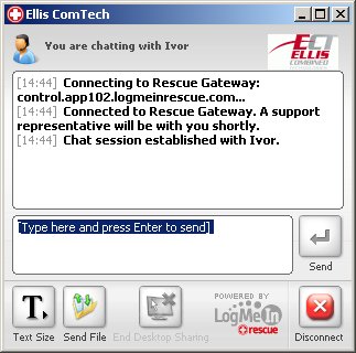 Remote Support Customer Interface